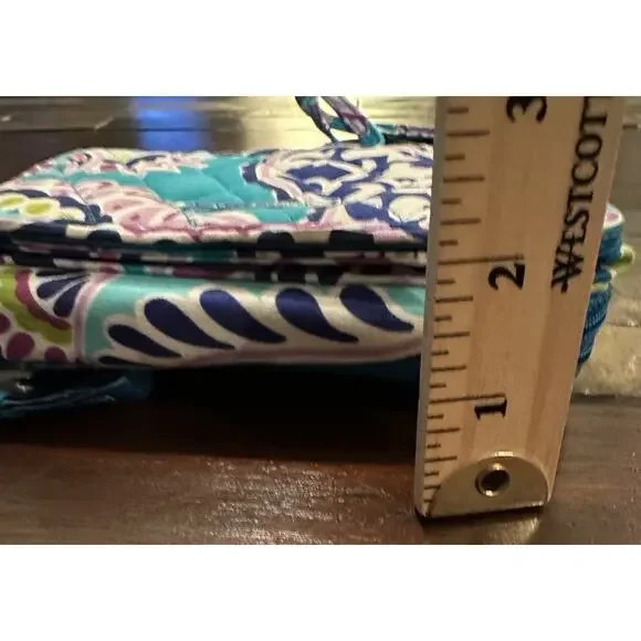 Vera Bradley Cross Body Wallet Purse Beautiful Design - Picture 5 of 8
